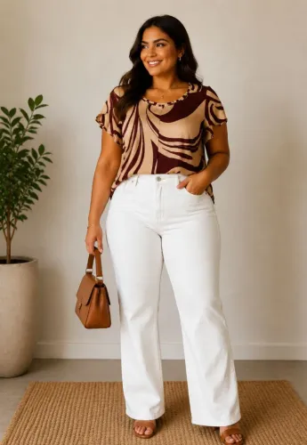 Blusa Feminina Estilosa Tamanho G