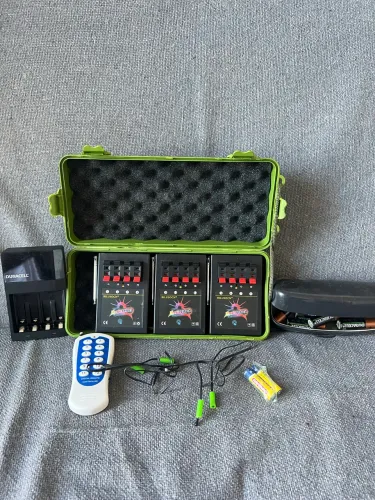 Kit Disparador Gerb + Pilhas Recarregáveis