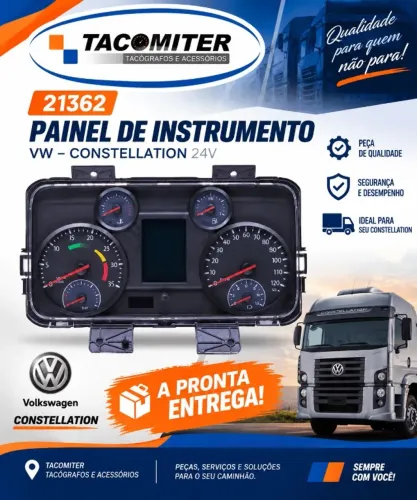 PAINEL DE INSTRUMENTO VW - CONSTELLATION 24V