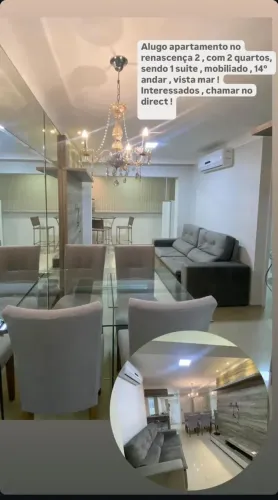 apartamento para aluguel tem 64 metros quadrados com 2 quartos em Renascença - São Luís -