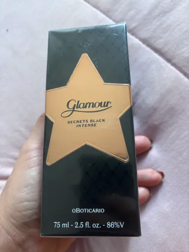 Perfume glamour secrets black intense - o Boticário