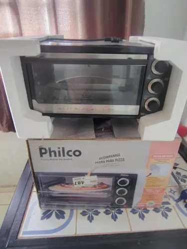 Forno Elétrico Philco Pizza na Pedra 127V - Com Caixa Original