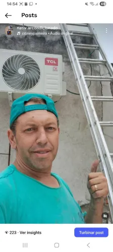 Instalaçao de ar condicionado e limpeza