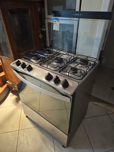 Fogão Brastemp 5 bocas inox BFS5NCR Bivolt