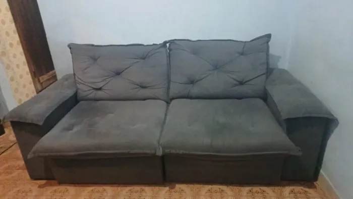 Sofá de 4 lugares retrátil perfeito