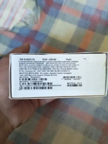 Samsung Galaxy A36 ZERO 8 REM 256 GIGAS
