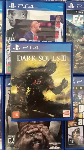 Jogo Dark Souls III PS4 Mídia Física Original Completo