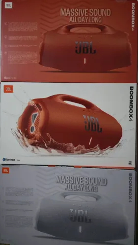 JBL Boombox 4 Laranja - Lacrada, 1 ano de garantia