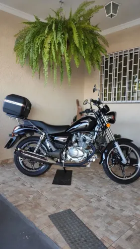 Haojue Choper Road 150 Preta CBS 2023 - Impecável 