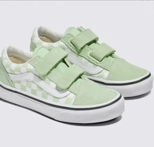 Tenis Vans Old Skool V Verde Claro