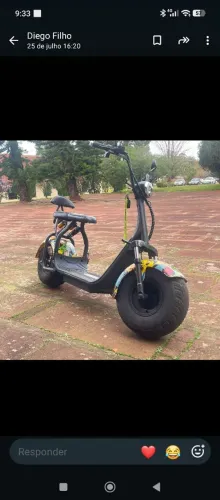 Potência 2000w. Autonomia 40km