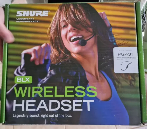 microfone sem fio Shure BLX14/P31 com microfone headset PGA31