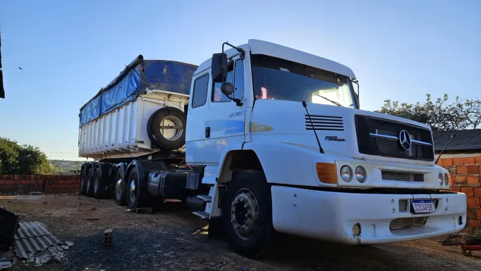 Mercedes-Benz LS 1634 + Carreta caçamba Randon 4 eixos