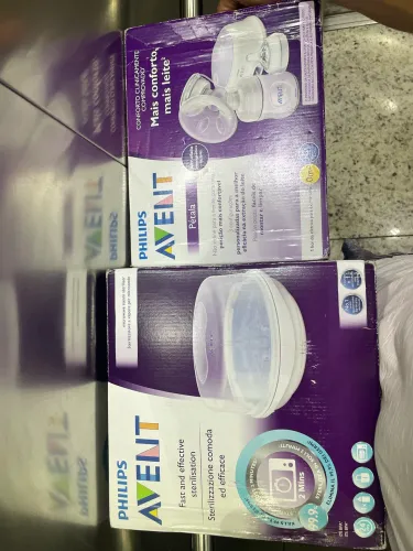 Kit Philips Avent - Extrator elétrico Pétala + Esterilizador de micro-ondas Philips Avent