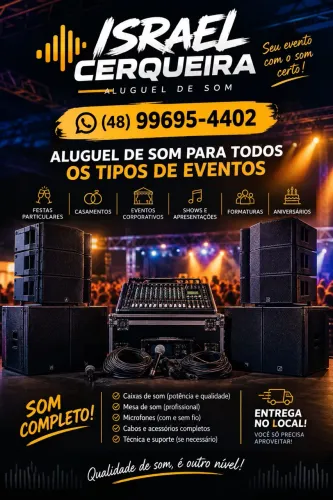 Caixas e equipamentos para sua festa e eventos !!!