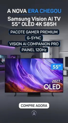 Smart TV Samsung 55 Oled 120Hz | Lacrada | Nota Fiscal