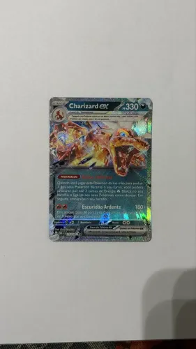 Cartas Pokémon evolução CHARIZARD EX Tera