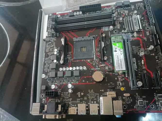 Placa mãe AM4 B450M Asus gaming