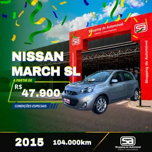 Nissan March SL 1.6 16V Flex Fuel 5P 2015