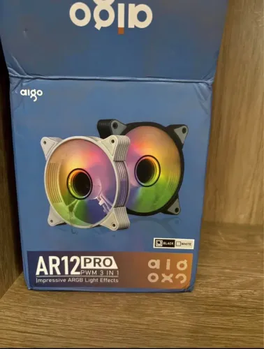 4 fans coolers AR12 AIGO RGB