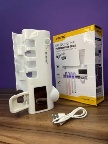 Porta Escova de Dente Multifuncional Led B-Max BM-F1013