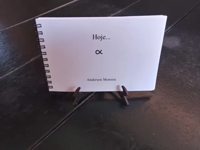 Livreto de mesa para reflexões diárias - Título: Hoje.. Autor AM poeta baiano