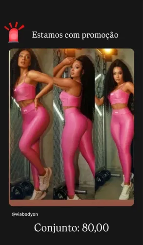 Roupa de academia feminina (conjunto)