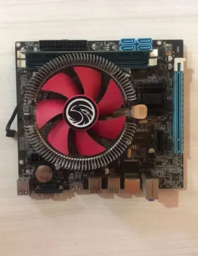 Kit Core I5 3470 + Placa Mãe H61 + 8GB RAM + Cooler Fan Vermelho (Com Espelho)