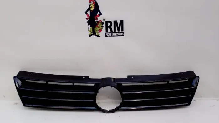 Grade Radiador Parachoque Vw Fox Sn 5z0853653n Preto Brilhante