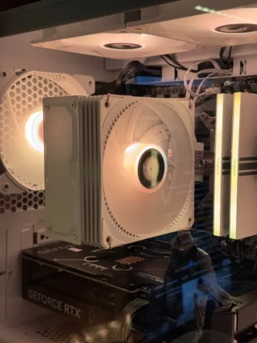 Air Cooler Pichau Sage V2 RGB Branco 120mm