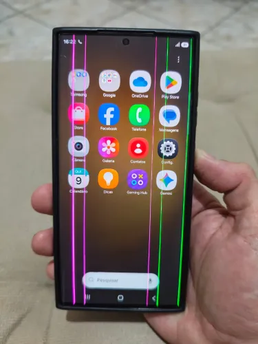 S23 Ultra - 512GB - Impecável, somente com listras na tela!