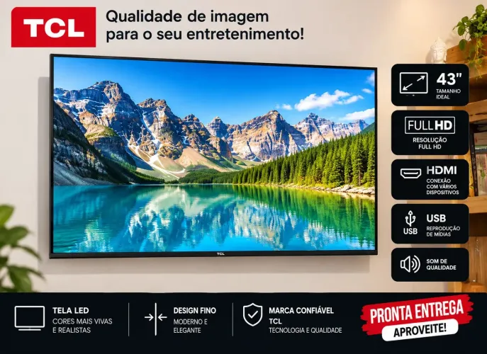TV TCL 43 POLEGADAS 