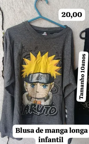 Blusa de manga longa infantil