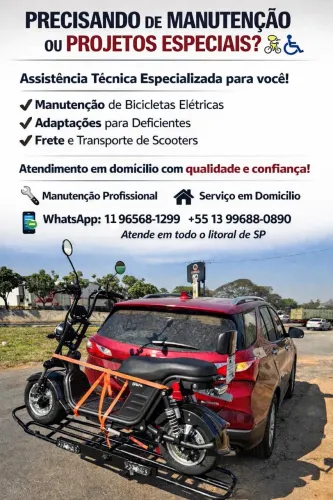 conserto scooter elétrica bicicleta a domicílio 