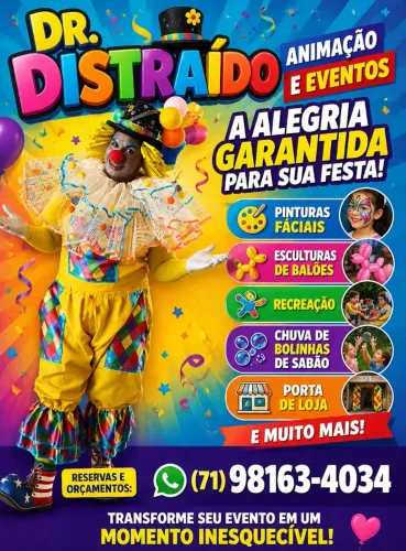 Animação  infantil 200,00