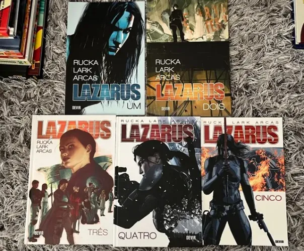 LAZARUS 1 A 5 (1 E 5 BROCHURA 2, 3 E 4 CAPA DURA) 