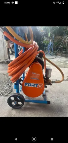 Lavadora alta pressão, motor WEG 2cv, 220v, 450psi