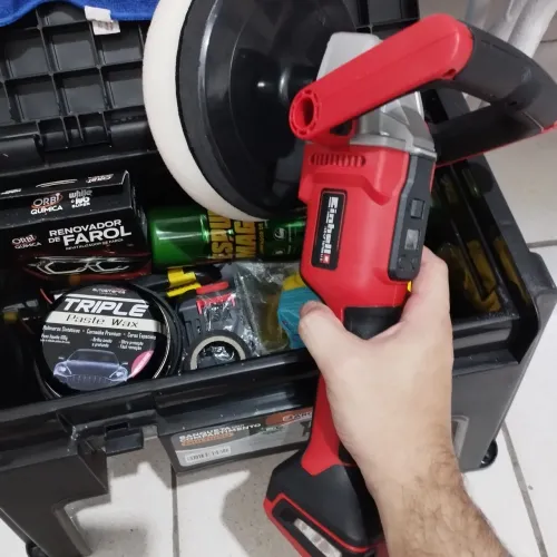 Politriz Profissional Einhell SEM Fio a Bateria 