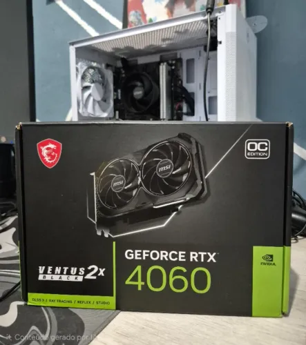 RTX 4060 8GB | MSI Ventus 2X Black | NVIDIA | Placa de Vídeo