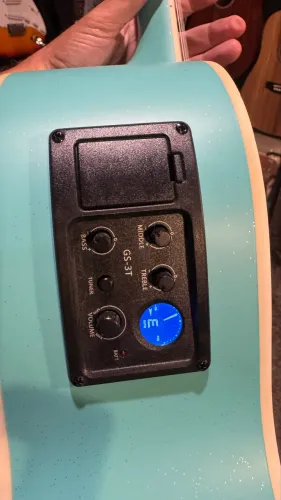 Violão Giannini elétrico N14 Azul  EQ TBS Nylon 