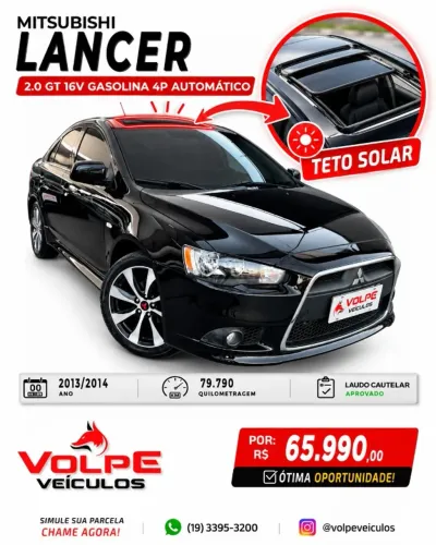 Mitsubishi Lancer GT 2.0 16V 160cv Aut. 2014