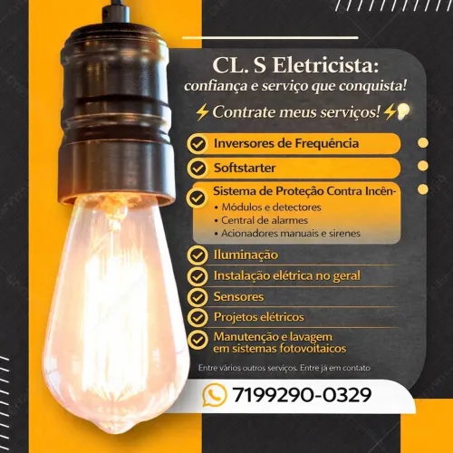 Eletricista Profissional | Residencial, Comercial e Industrial | Inversores e Projetos