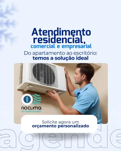 Atendimento residencial, comercial e empresarial Cada ambiente tem uma necessidade 