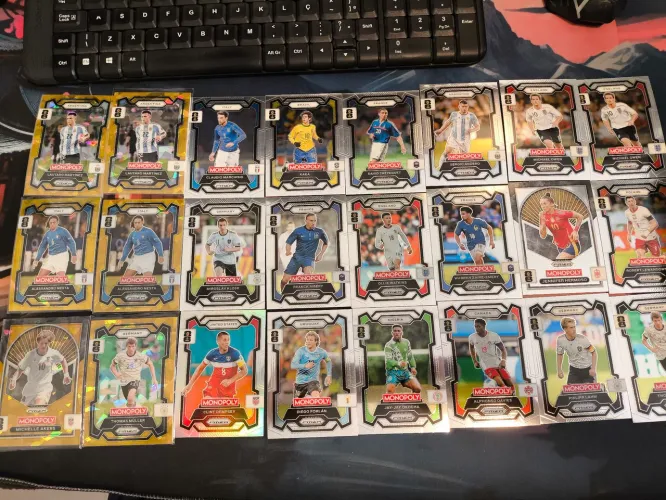Monopoly Prizm Copa do mundo Panini 2026 lote