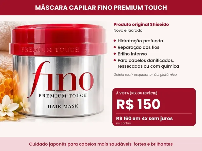 Máscara capilar coreana Fino Premium Touch