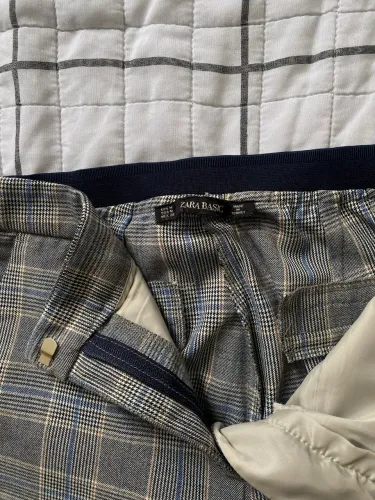 calça zara alfaiataria 