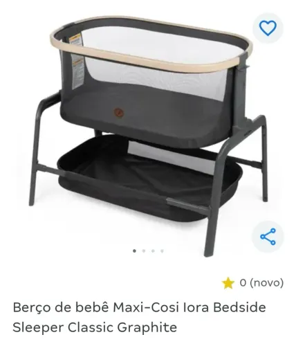 Berço portátil Maxi Cosi semi novo 