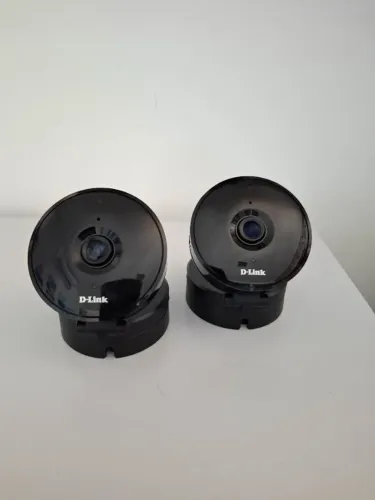 DUAS Câmeras D-link Ip Wi-Fi Hd DCS-936L Preta, resolução HD 720p - Usadas