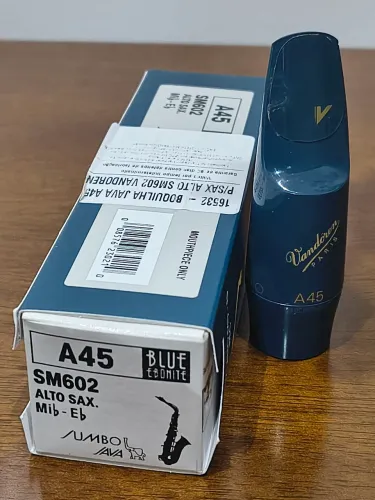 Boquilha Vandoren Jumbo Java A45 Blue - Sax Alto