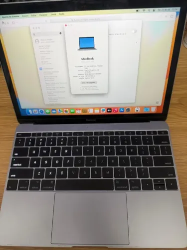 MacBook Retina 12 polegadas (Modelo 2017) - Cinza Espacial